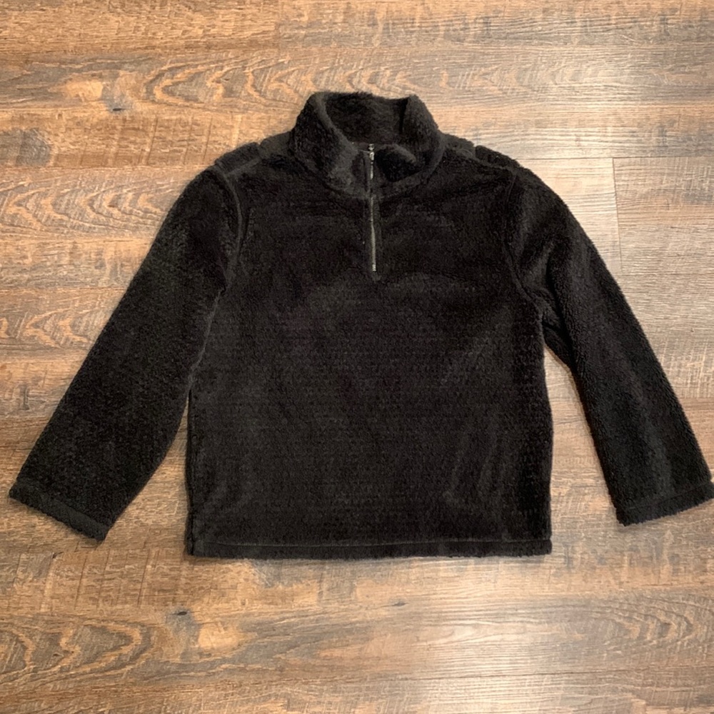 Dylan Girl’s Large Soft Sherpa Half Zip Pullover